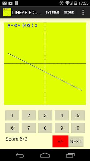 LINEAR EQUATIONS скриншот 1