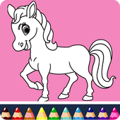 Little unicorns Coloring Book icon