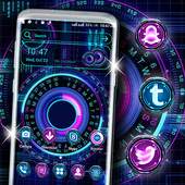 Neon Technology Launcher Theme 1.0.1