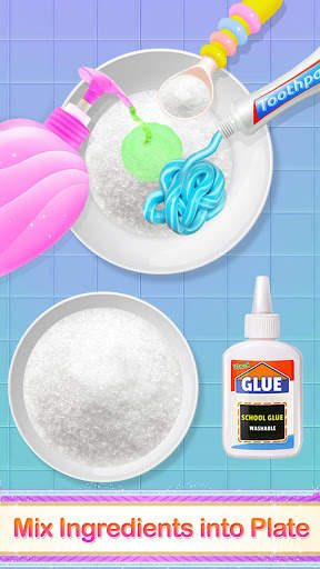 Diy Slime Maker Makeup Fluffy Slime Simulator Game screenshot 2