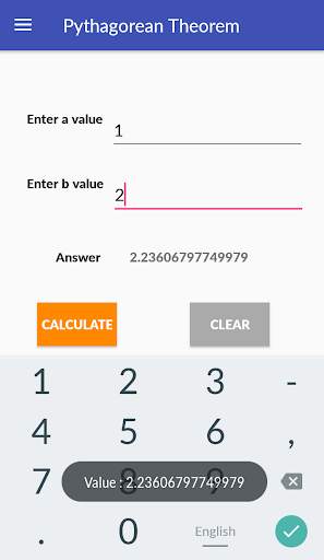 Pythagorean Theorem 2 تصوير الشاشة