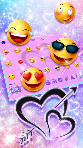 Galaxy Love Keyboard screenshot 3