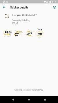StikoKing- Stickers for WhatAPP #NEW YEAR #XMAS screenshot 5