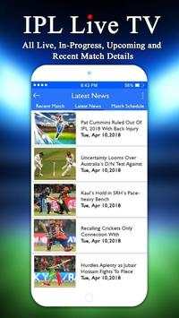 Live IPL TV - Cricket TV FREE screenshot 2