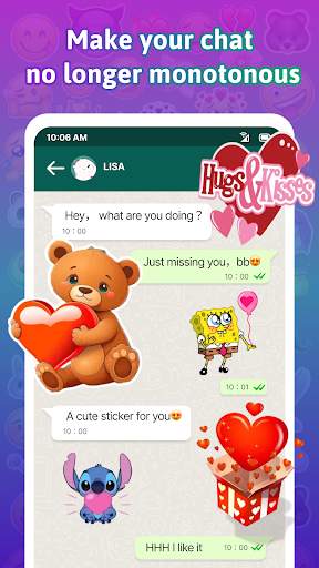 TextSticker 2024 WAStickerApps screenshot 1