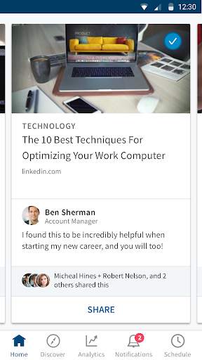 LinkedIn Elevate screenshot 1