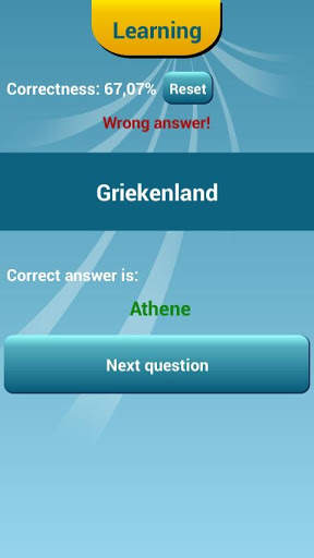 Hoofdsteden van landen Quiz screenshot 5