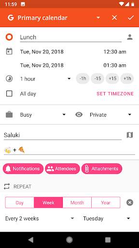 aCalendar - a calendar app for Android screenshot 6