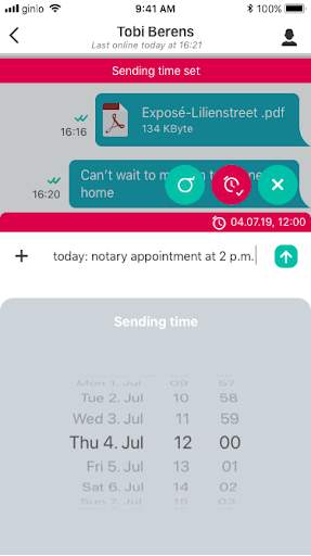 ginlo Private Messenger screenshot 4