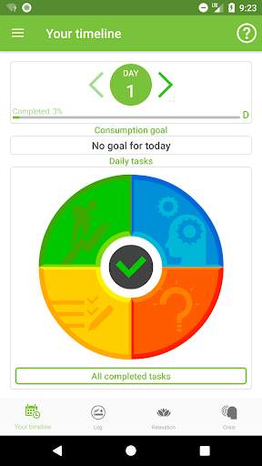Stop Tobacco Mobile Trainer. Q screenshot 1