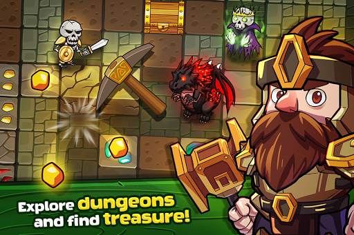 Mine Quest: Battle Dungeon RPG screenshot 1