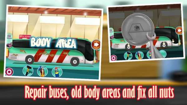 Crazy Bus Mechanic Garage screenshot 3