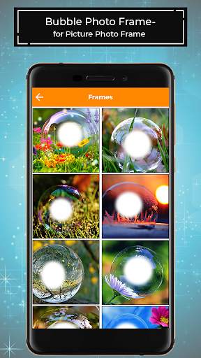 Bubbles Photo Frames for Pictures - PhotoEditor 4 تصوير الشاشة