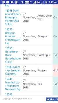 Live Runing train status screenshot 3