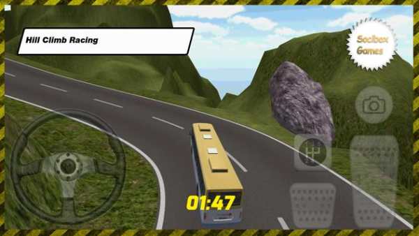 Farming Bus Hill Climb Racing screenshot 2