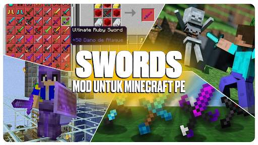 Swords mod untuk Minecraft PE screenshot 1