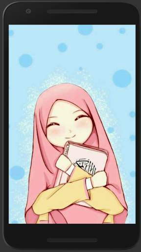 Muslimah Hijab Cartoon wallpaper HD Offline screenshot 4