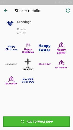 Christian WA Sticker - Christian Sticker screenshot 4