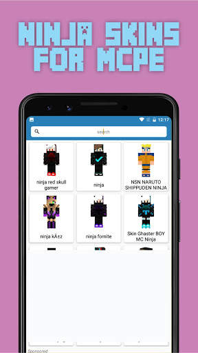 Skins Ninja for MCPE screenshot 2