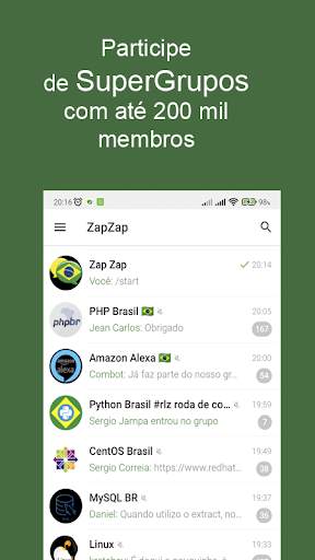 ZapZap Messenger 2020 screenshot 2