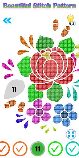 Happy Cross Stitch Color By Number-Needle Art Free screenshot 4