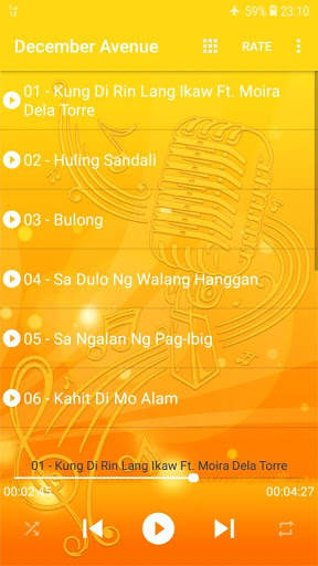 December Avenue - Best Hits - Top Music 2019 screenshot 1