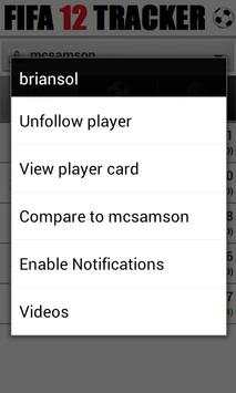 Tracker - for FIFA 12 screenshot 7