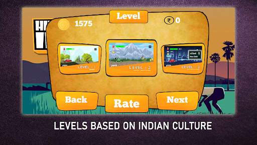 Hill Escape India - 2D Racing Game screenshot 3