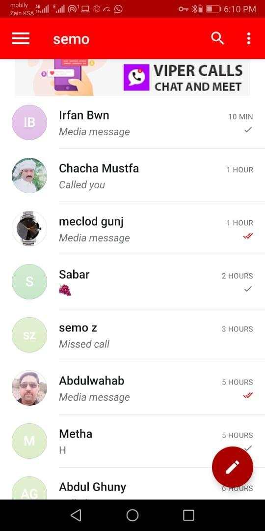 semo - WhatsApp Messenger: HD free calling screenshot 2