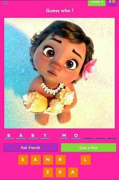 Disney Princess Moana Quiz Game screenshot 1