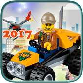 Lego town games puzzle logo