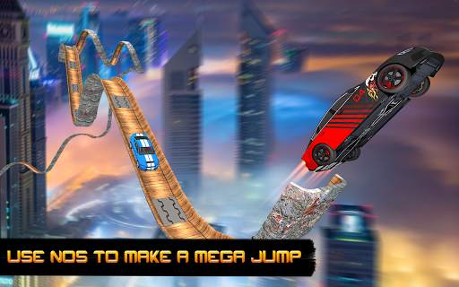 Vertical Mega Ramp Car Driving Stunts Simulator 3D screenshot 5