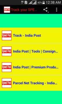 Track Your SPEED POST screenshot 1