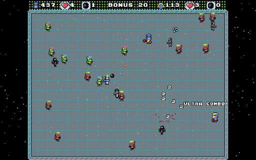 Super Blue Fighter screenshot 1
