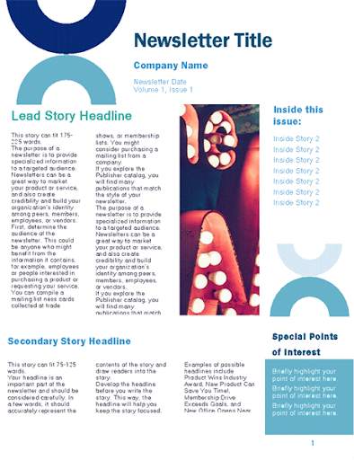 Newsletter Office Templates скриншот 5