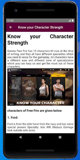 Guide for free fire 2021 strategies screenshot 2
