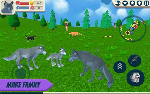 Wolf Simulator: Wild Animals 3 screenshot 9