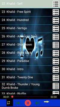 Khalid خالد كل اغاني بدون انترنت 3 تصوير الشاشة