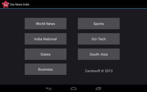Zee News India screenshot 6
