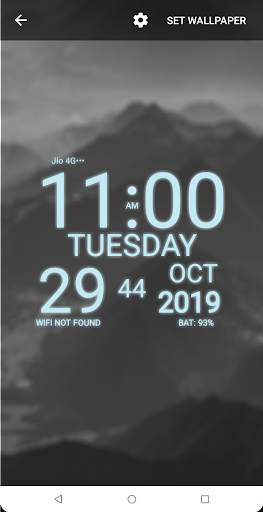 wp clock live wallpaper screenshot 7