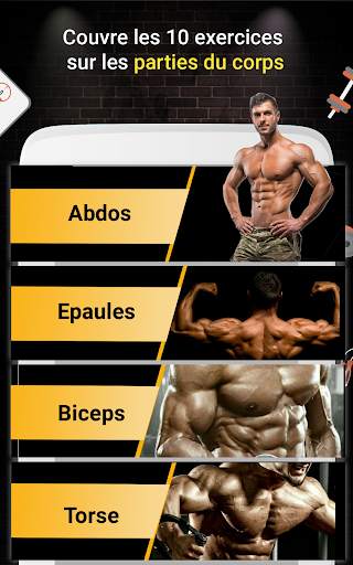 Entraînement Pro Gym (Gym Workouts & Fitness) screenshot 2