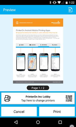 PrinterOn for Microsoft скриншот 2
