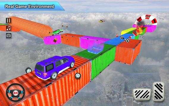 Prado Car Stunt Racing On Impossible Tracks screenshot 3