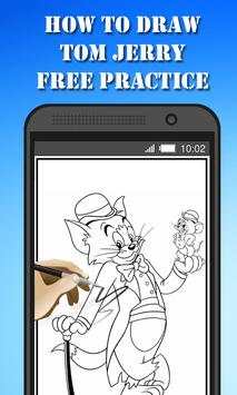 How To Draw Tom Jerry Free Practice screenshot 4