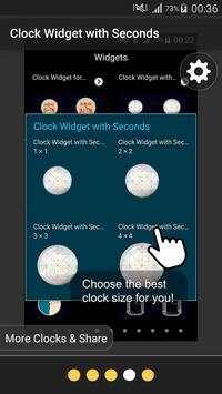 Clock Widget with Seconds 7 تصوير الشاشة