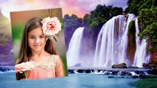 Waterfall Photo Frame 5 تصوير الشاشة