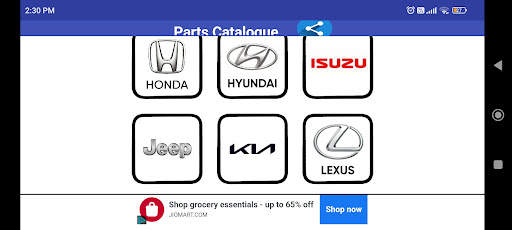 Parts Catalogue screenshot 10