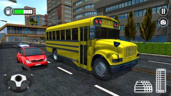 Virtual Kid High School Bus Driving simulator 2018 screenshot 12
