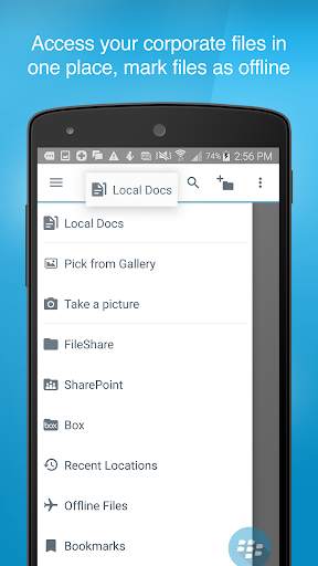 BlackBerry Work screenshot 7