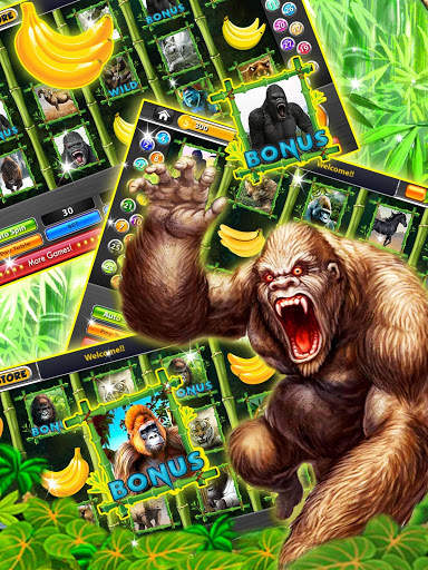Gorilla King Slots Jungle screenshot 3